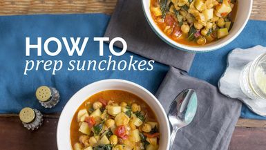 How to : Prep sunchokes