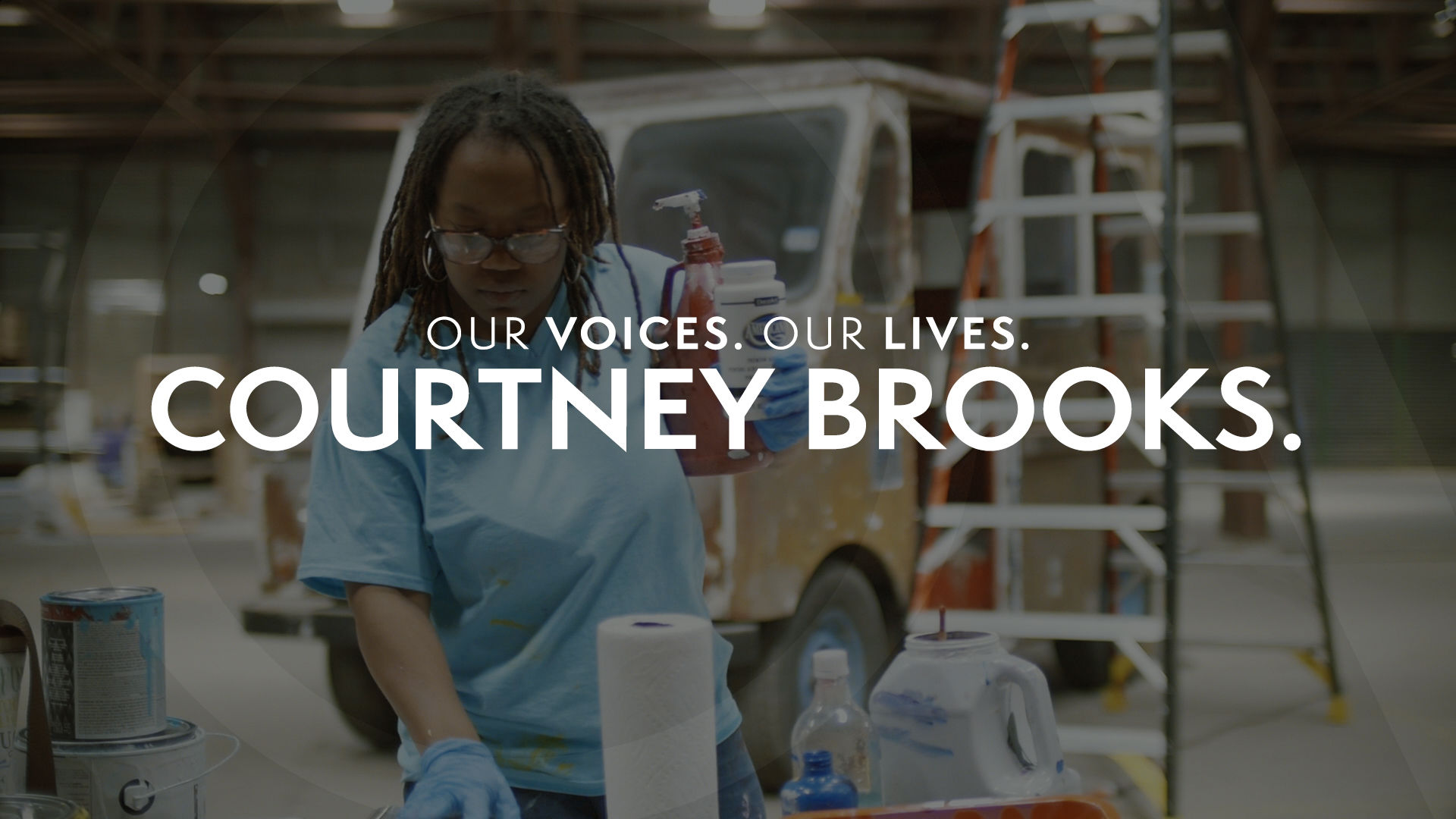 Our Voices. Our Lives. presents COURTNEY BROOKS.