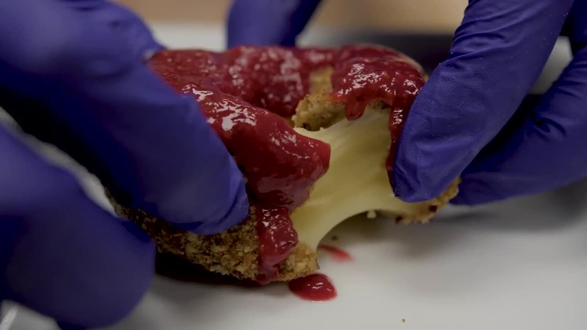 Will It Doughnut: Fried Brie With Raspberry Sauce Doughnut